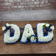 Dad Tribute Blue and White