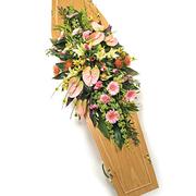 Pink Casket Spray